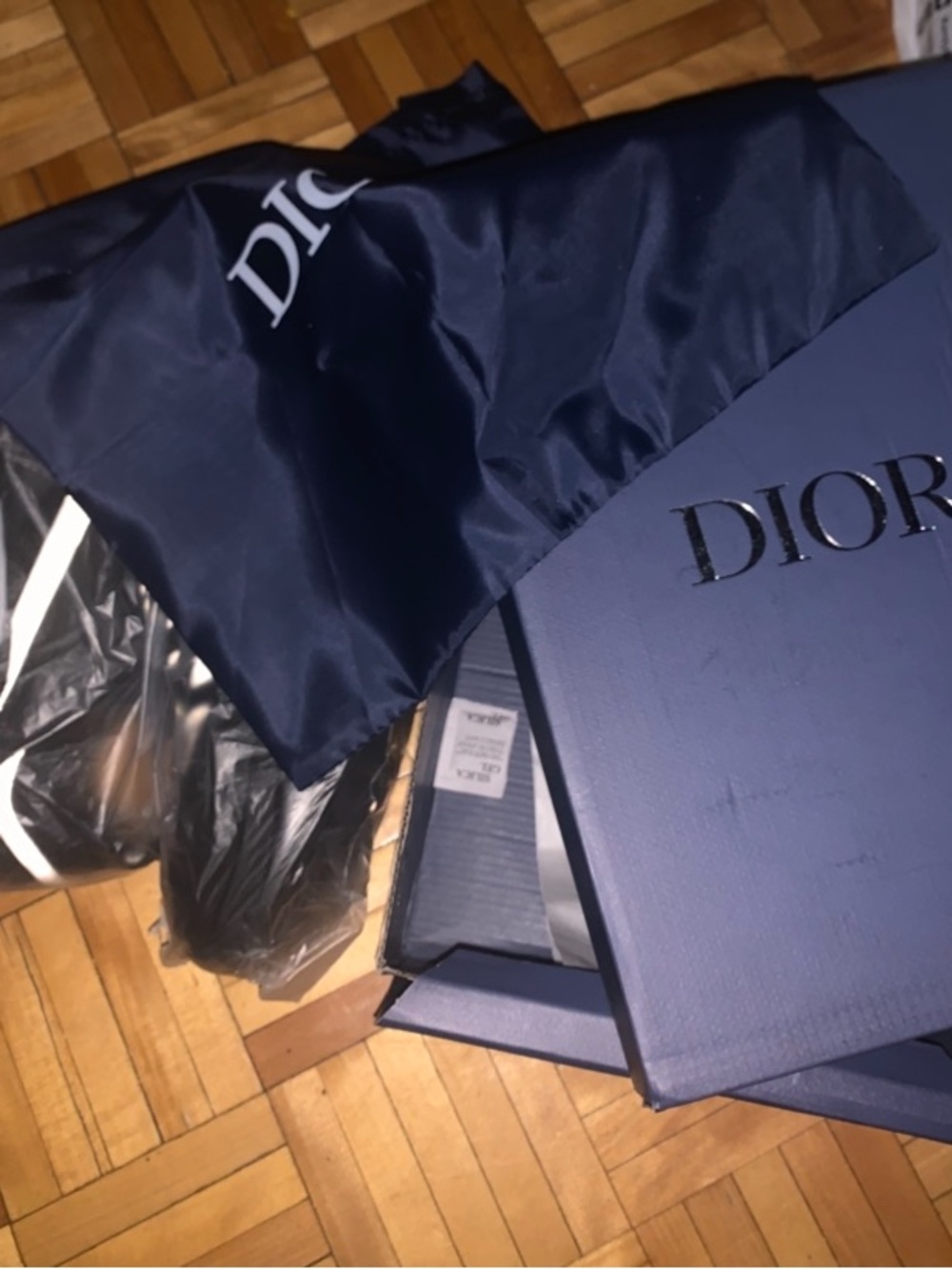 Dior Navy Box and Dust Bag Set